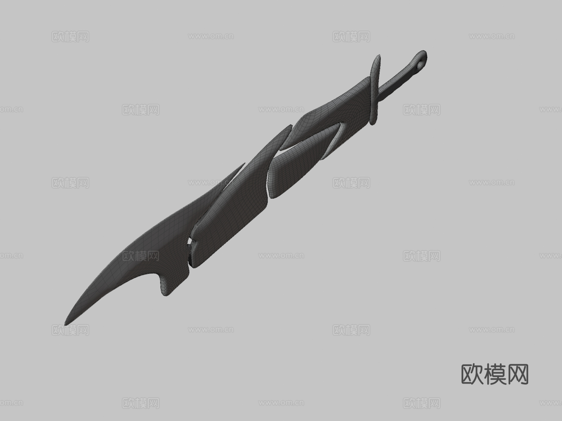 裂刃剑3d模型下载（渲染图3）