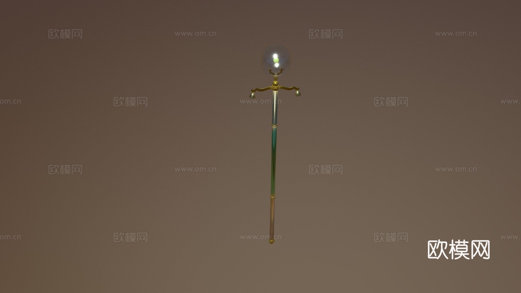 绿杖3d模型下载（渲染图1）