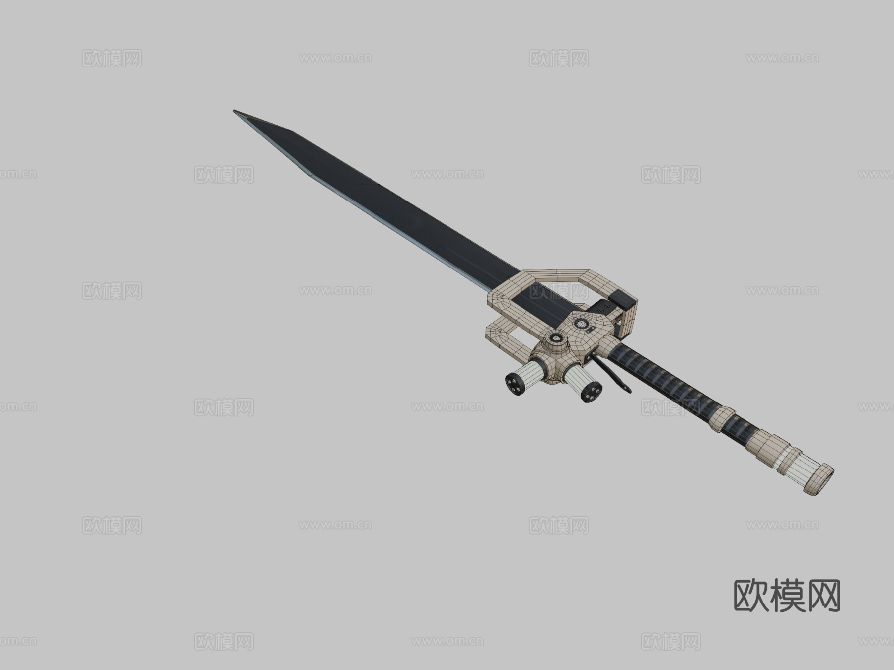 叛军藏身处第一部SC200t等离子刃3d模型下载（渲染图2）