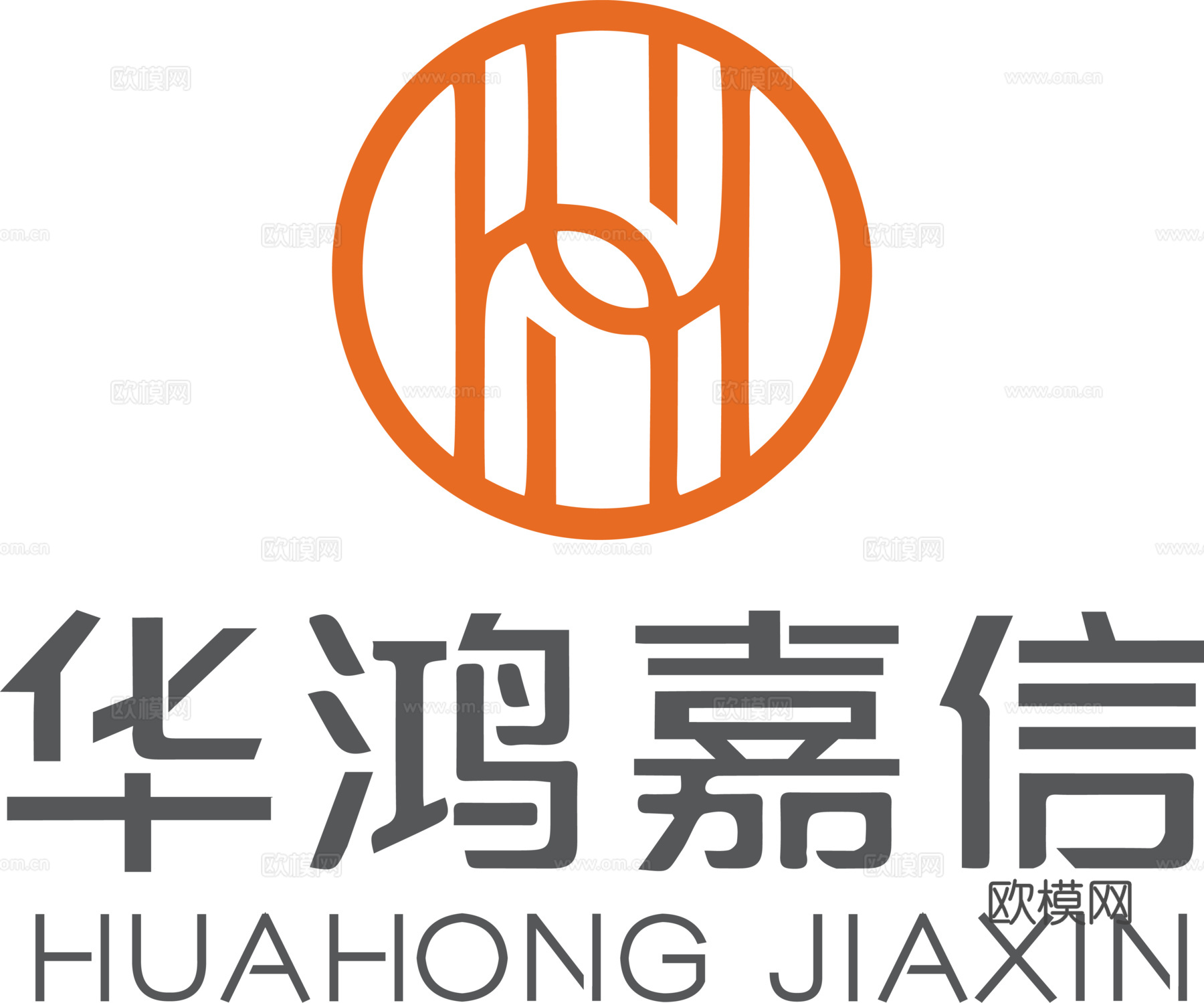 华鸿嘉信，房地产商logo