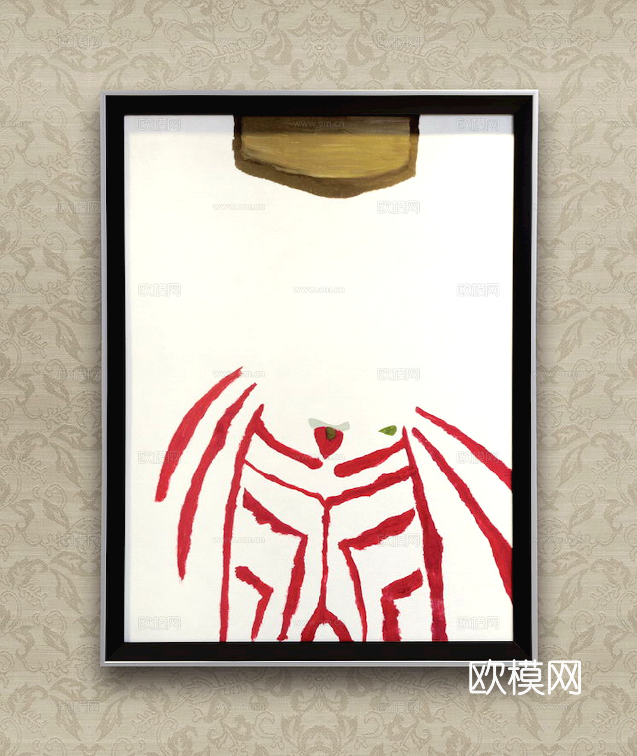 中式新中式挂画壁画水墨字画山水花鸟背景墙壁纸装饰画抽象画油画下载