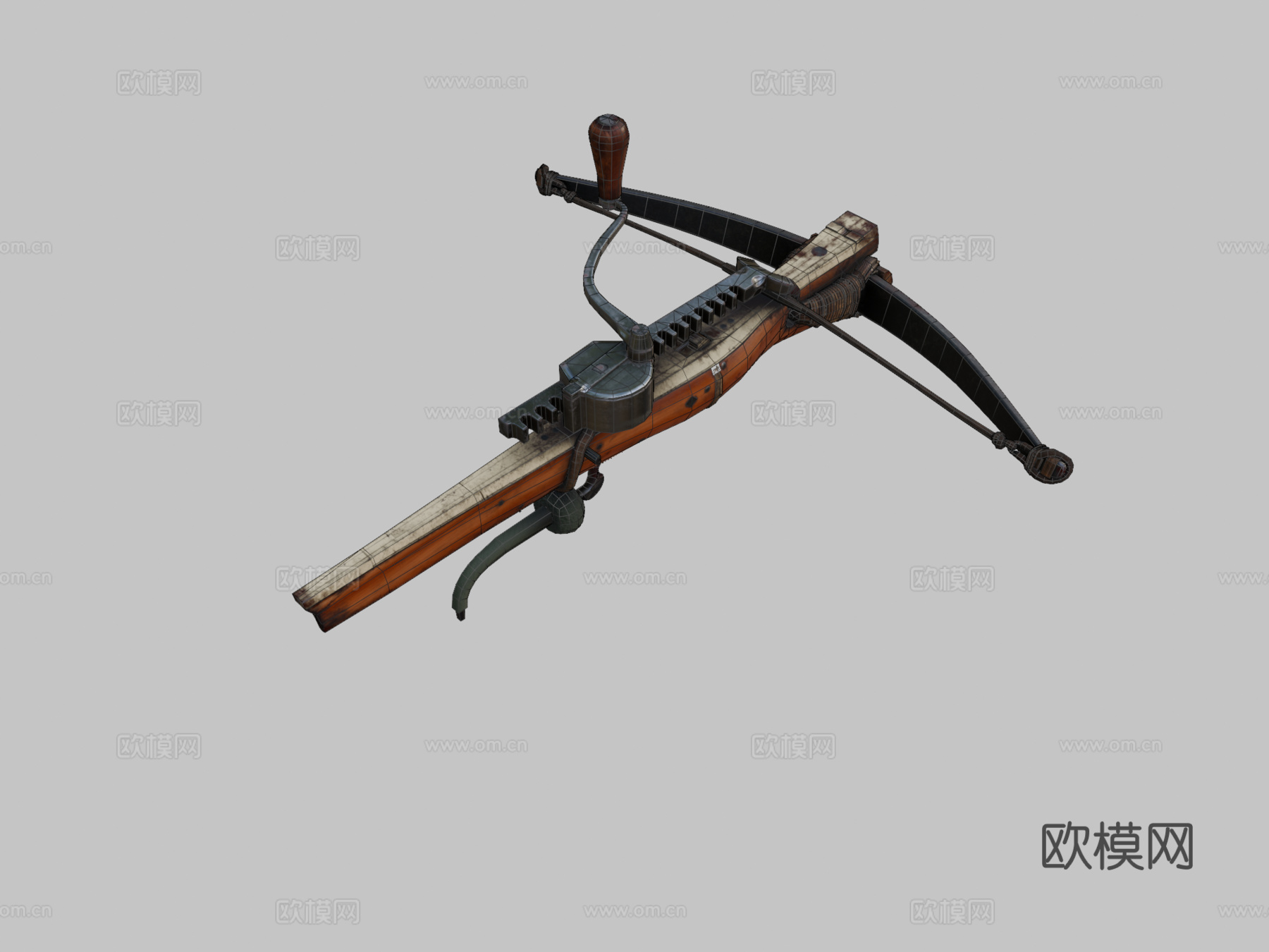 弩3d模型下载（渲染图2）
