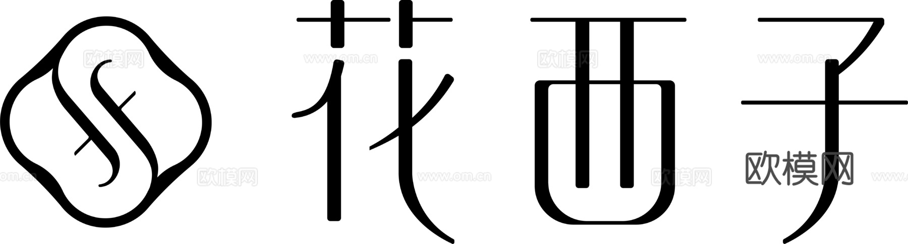 花西子，清洁护肤logo