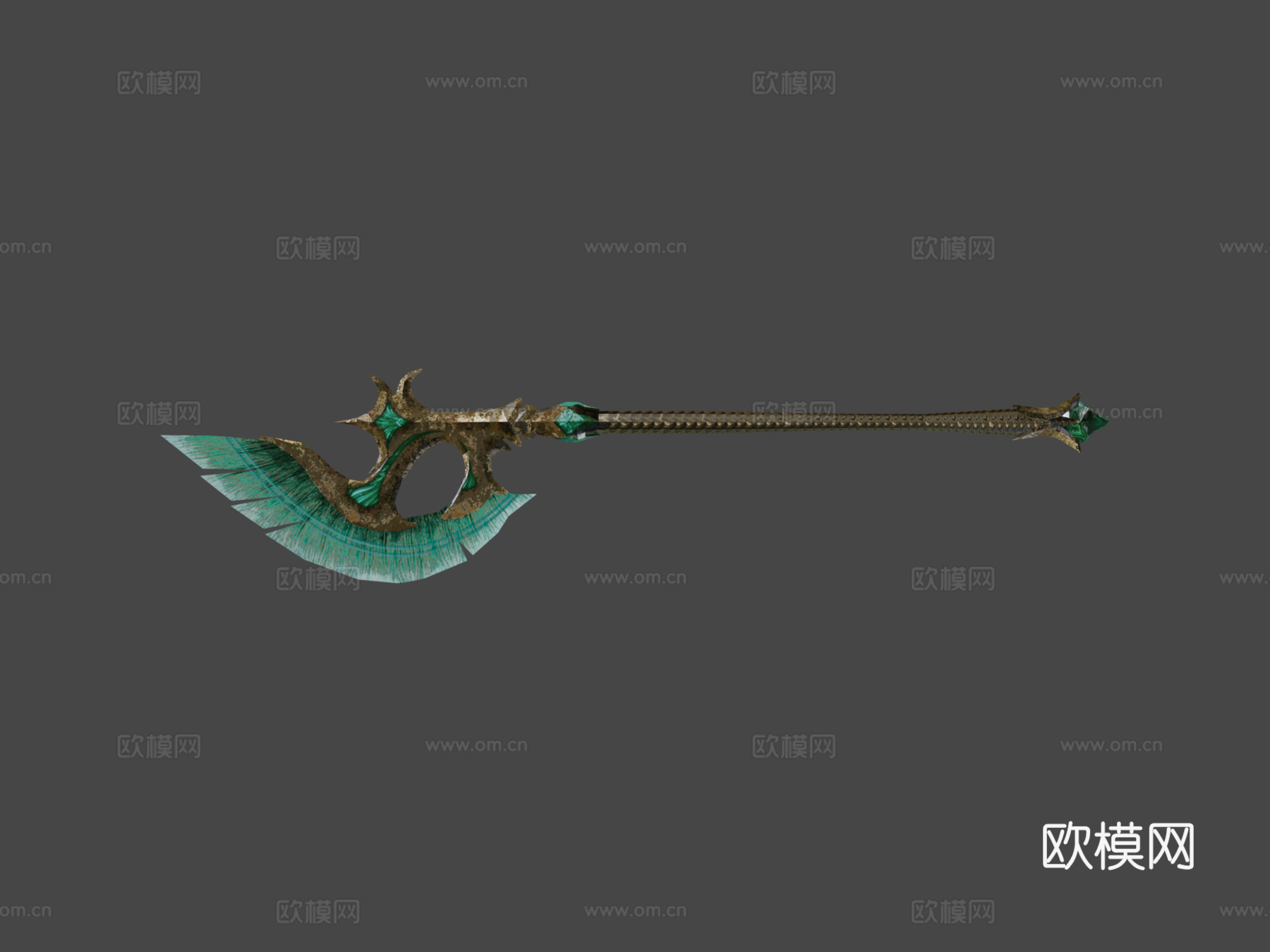 天际玻璃斧3d模型下载（渲染图6）
