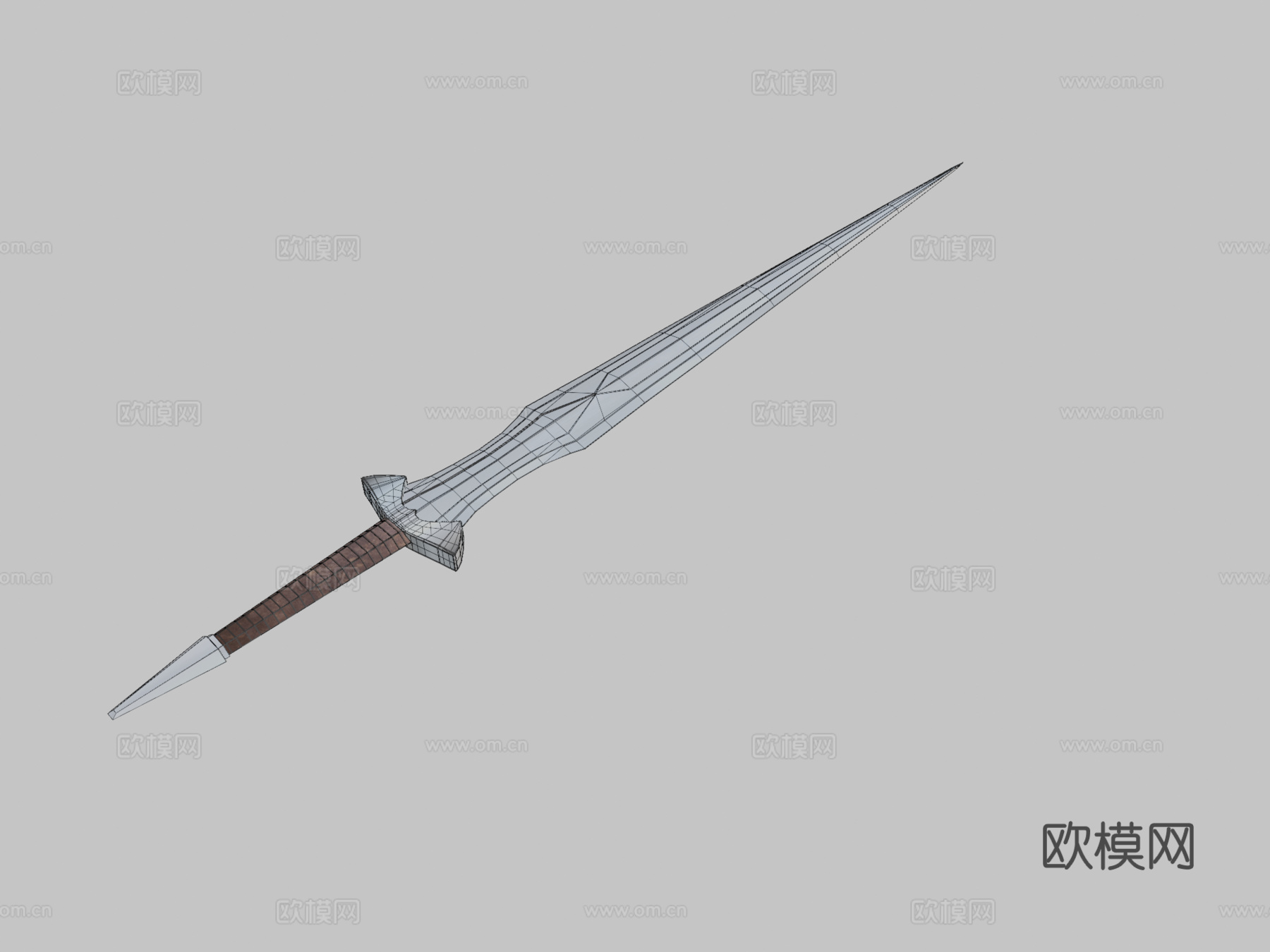 维京剑3d模型下载（渲染图2）