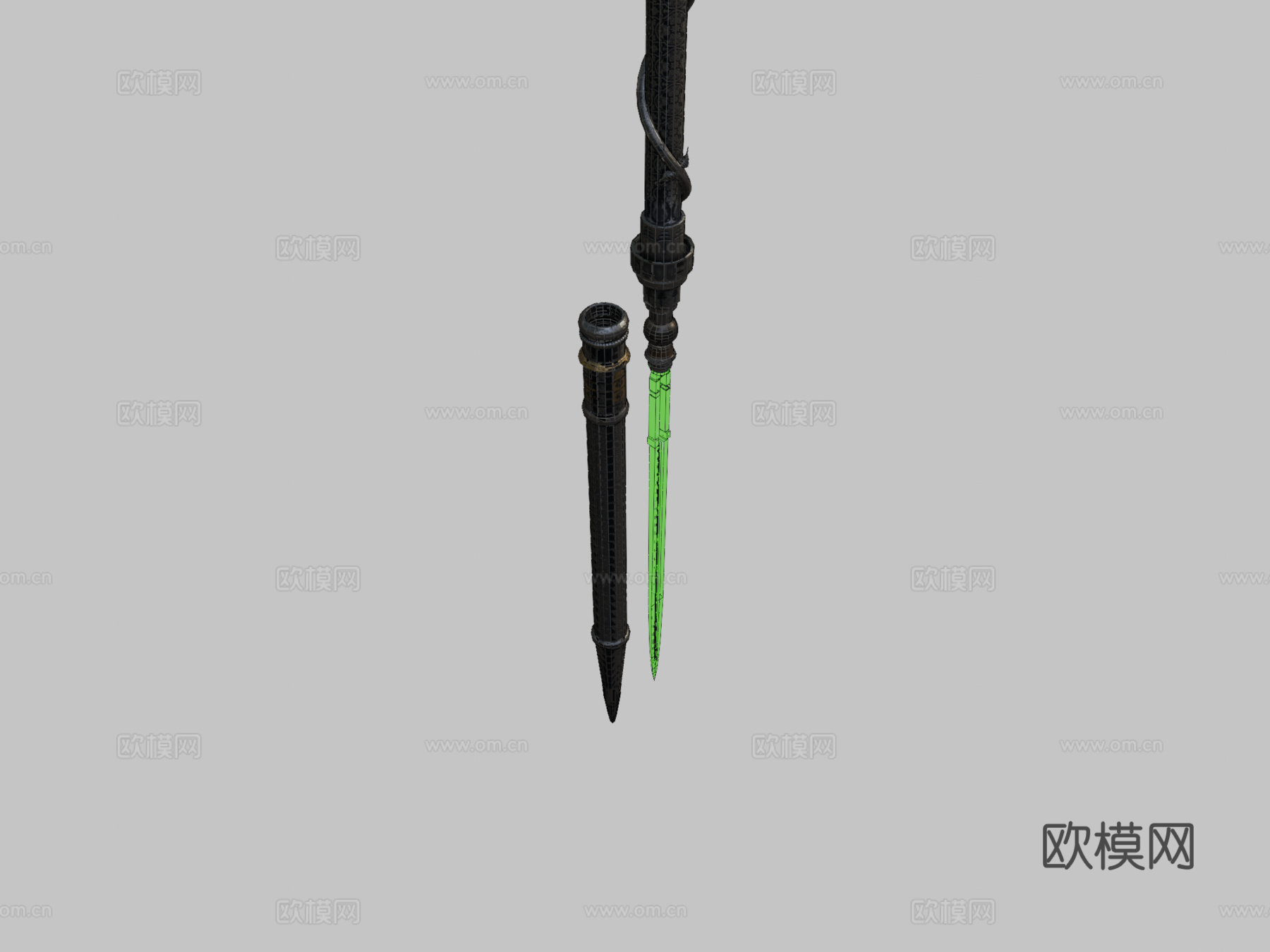 军刀翼3d模型下载（渲染图2）