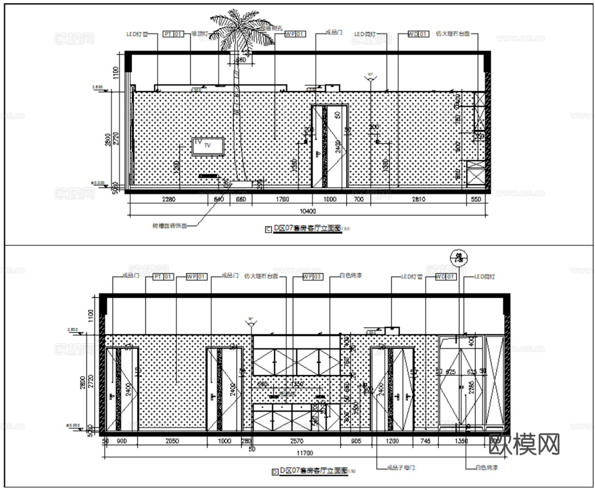 6套现代月子中心会所妇幼医院CAD施工图最新整理合集cad施工图