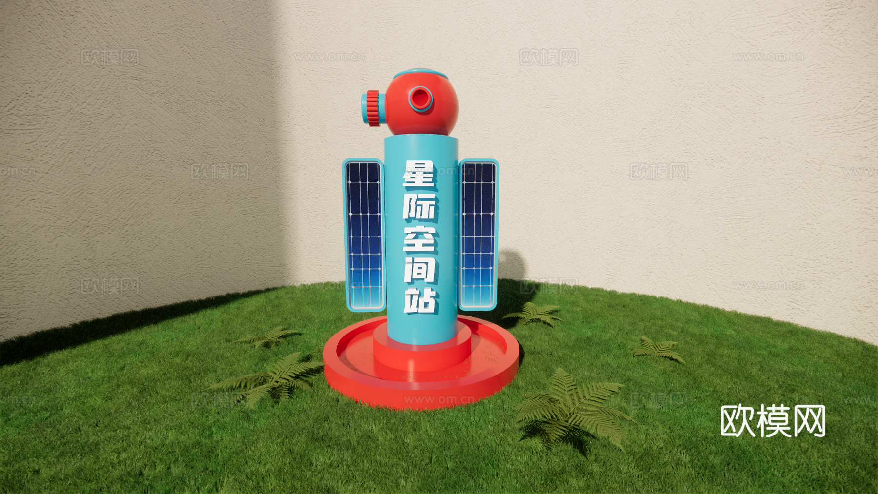 科技美陈 科技导视 公园导视 美陈导视 美陈打卡su模型