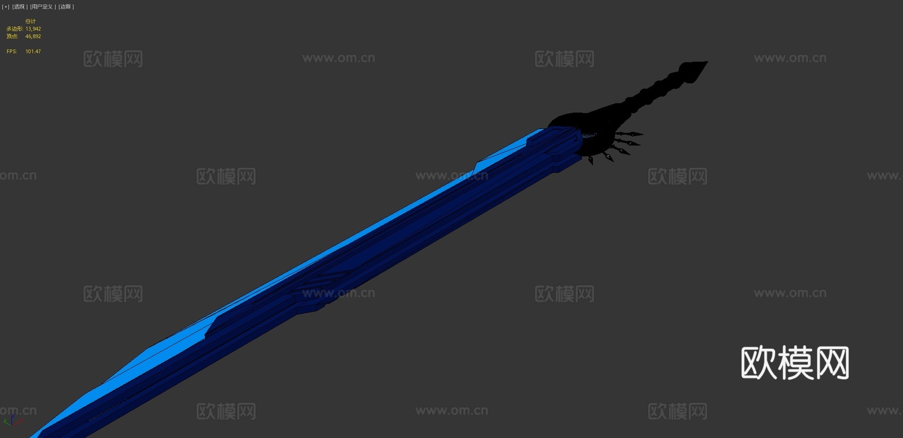 光剑3d模型下载（渲染图4）