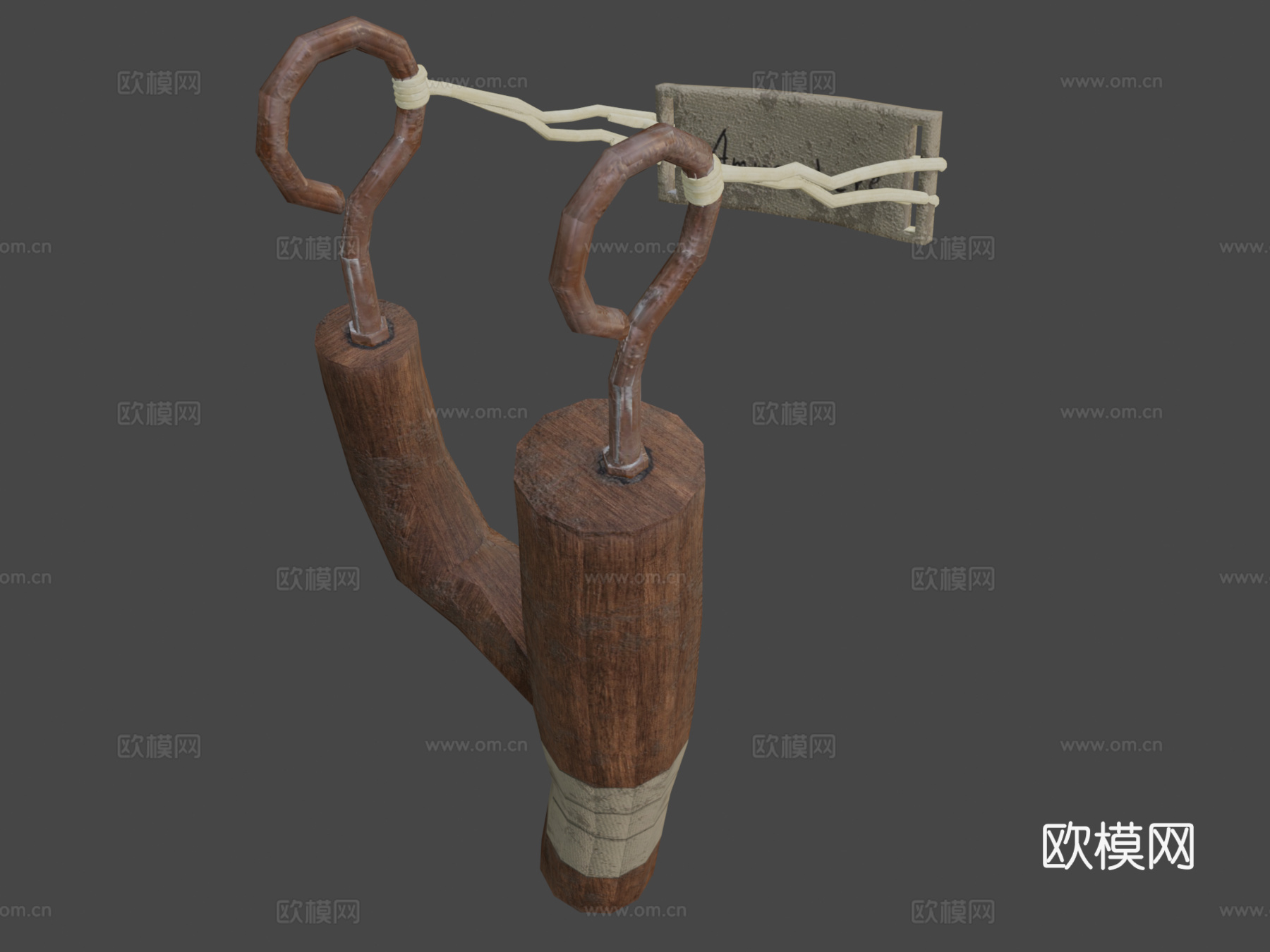 弹弓3d模型下载（渲染图7）