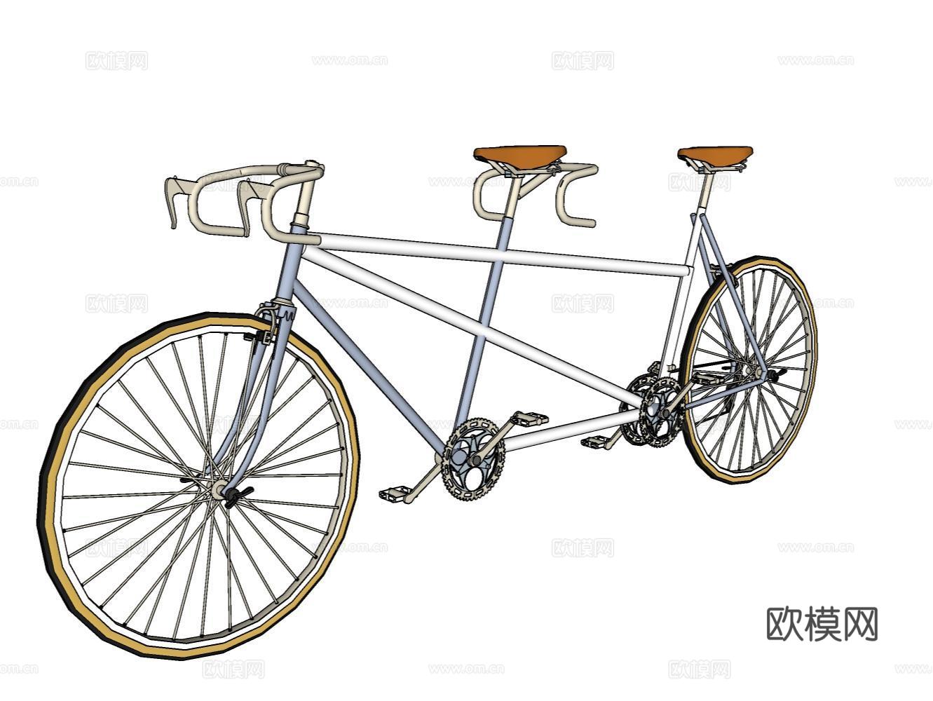 自行车su模型