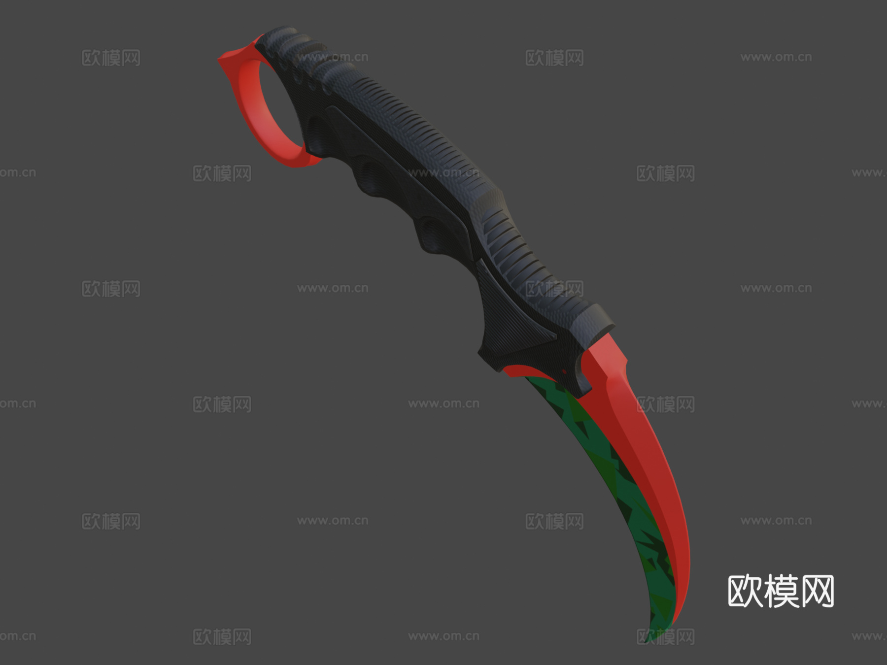爪刀专业版3d模型下载（渲染图1）