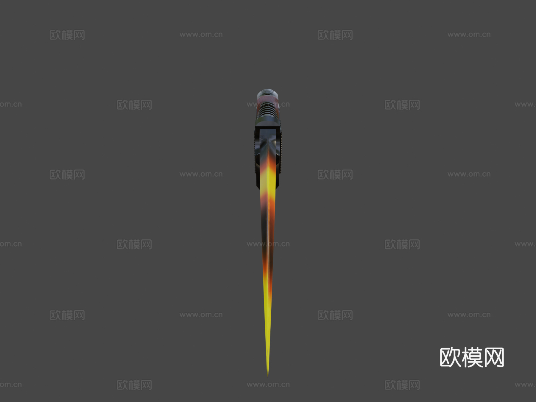 火焰恐龙爪刀皮肤3d模型3d模型下载（渲染图5）