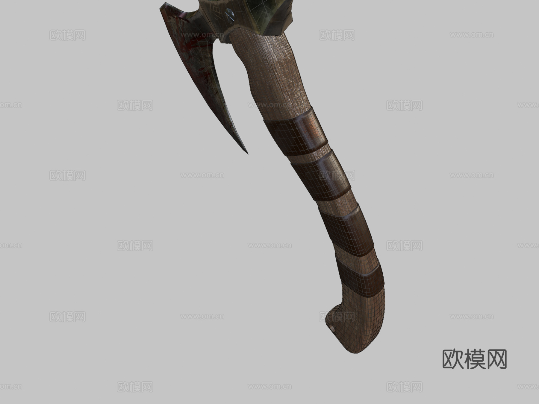 染血投斧3d模型下载（渲染图2）