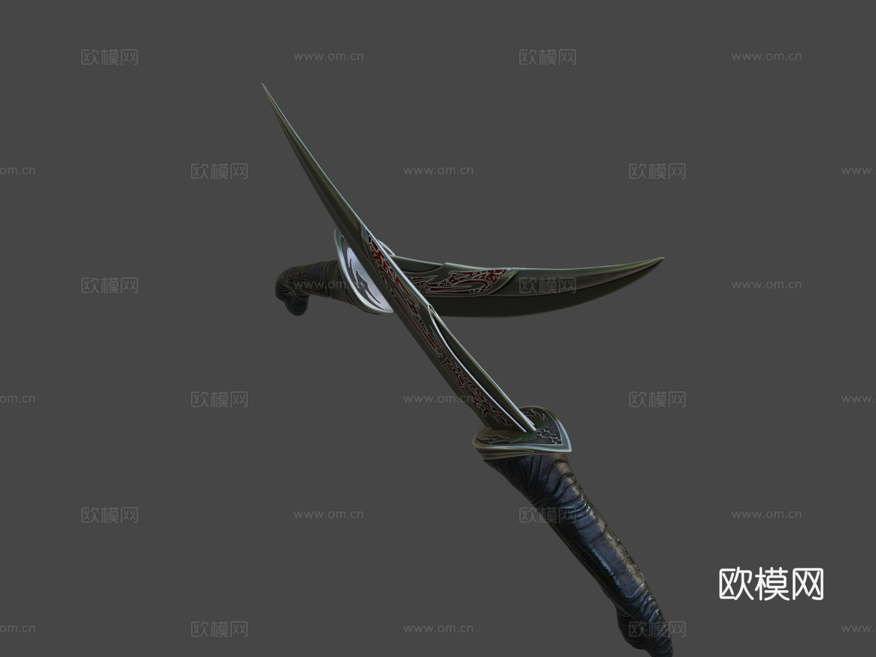 德拉克斯之刃3d模型下载（渲染图5）