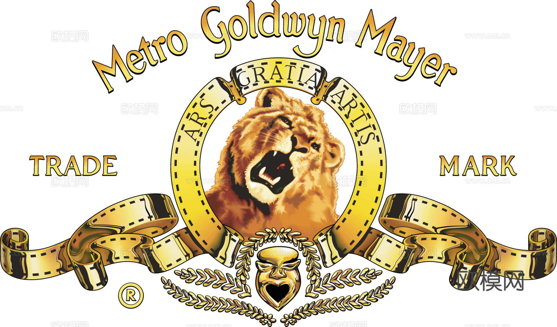 米高梅公司3，影视电影logo