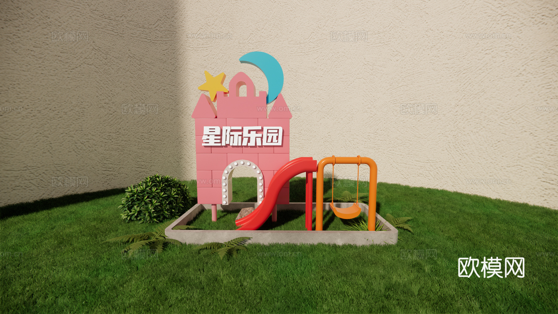 科技美陈 科技导视 公园导视 美陈导视 美陈打卡su模型