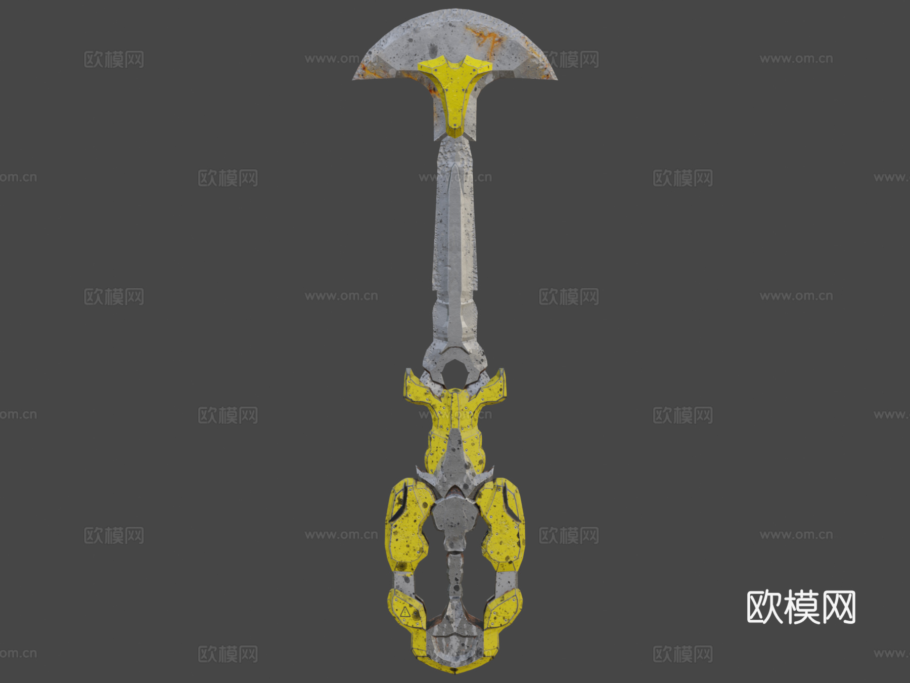 震荡巨剑3d模型下载（渲染图8）