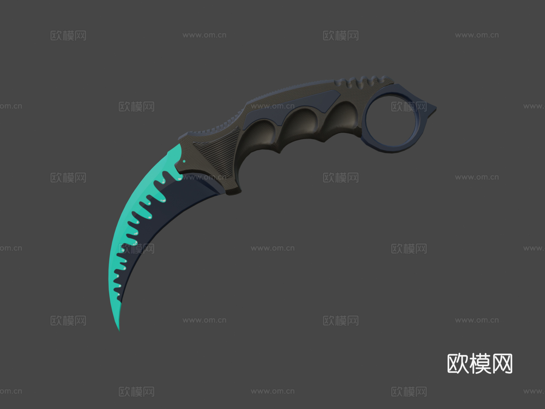 溅射爪刀3d模型3d模型下载（渲染图8）