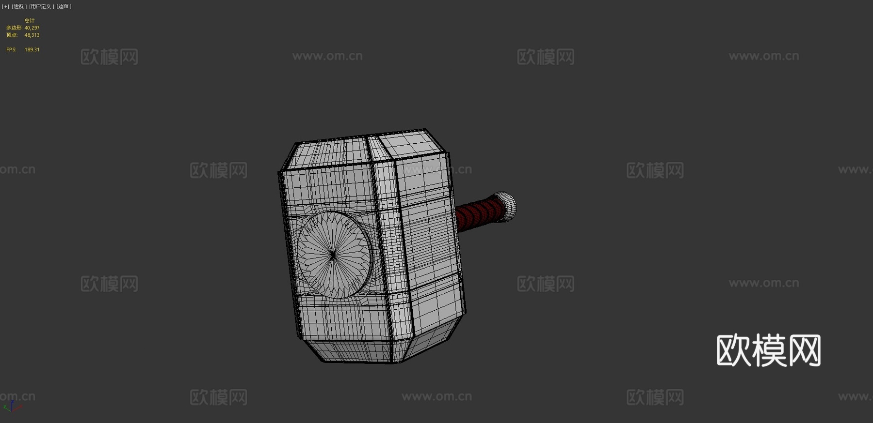 雷神之锤3d模型下载（渲染图4）