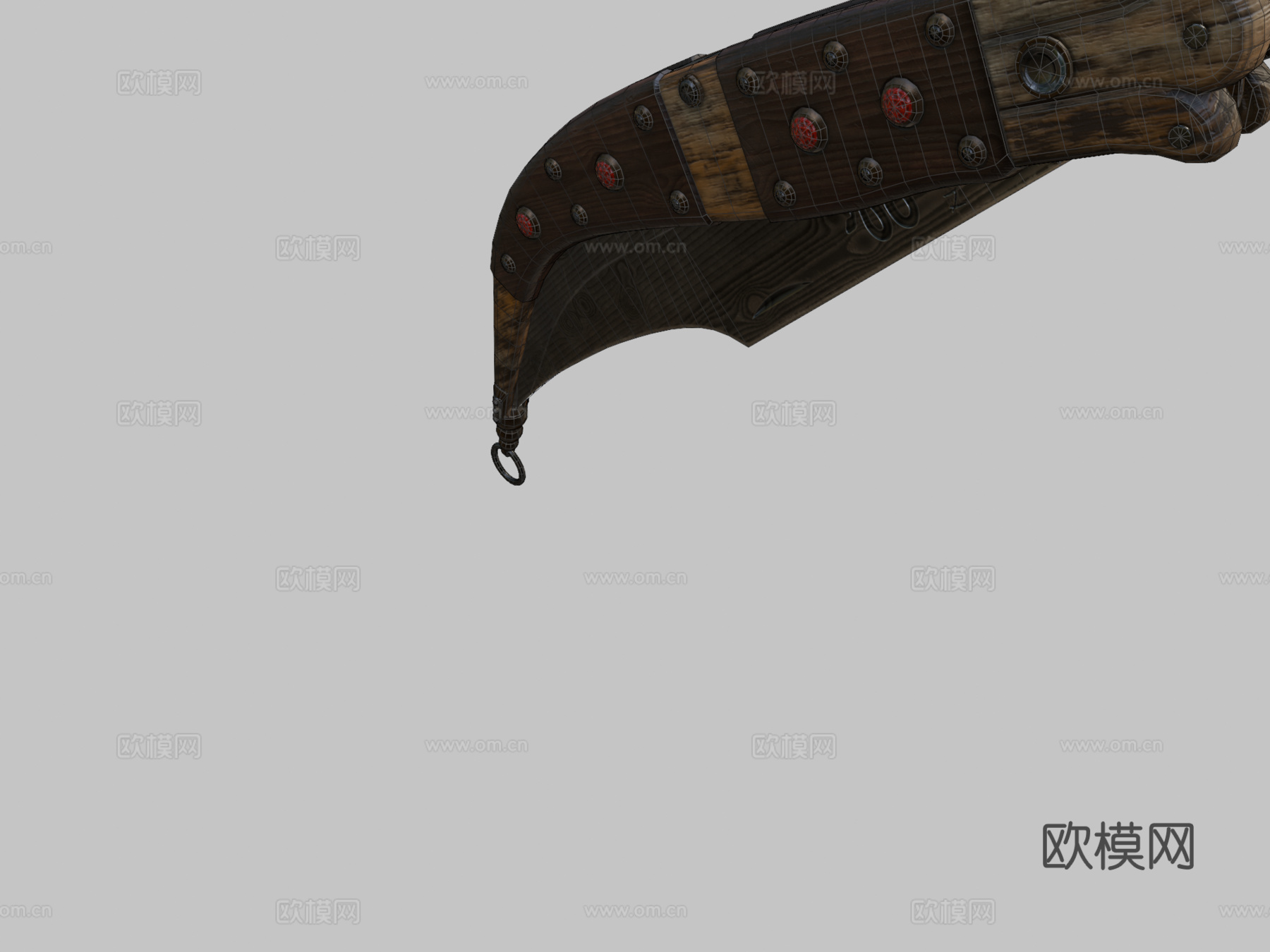 纳瓦哈西班牙折刀3d模型下载（渲染图2）