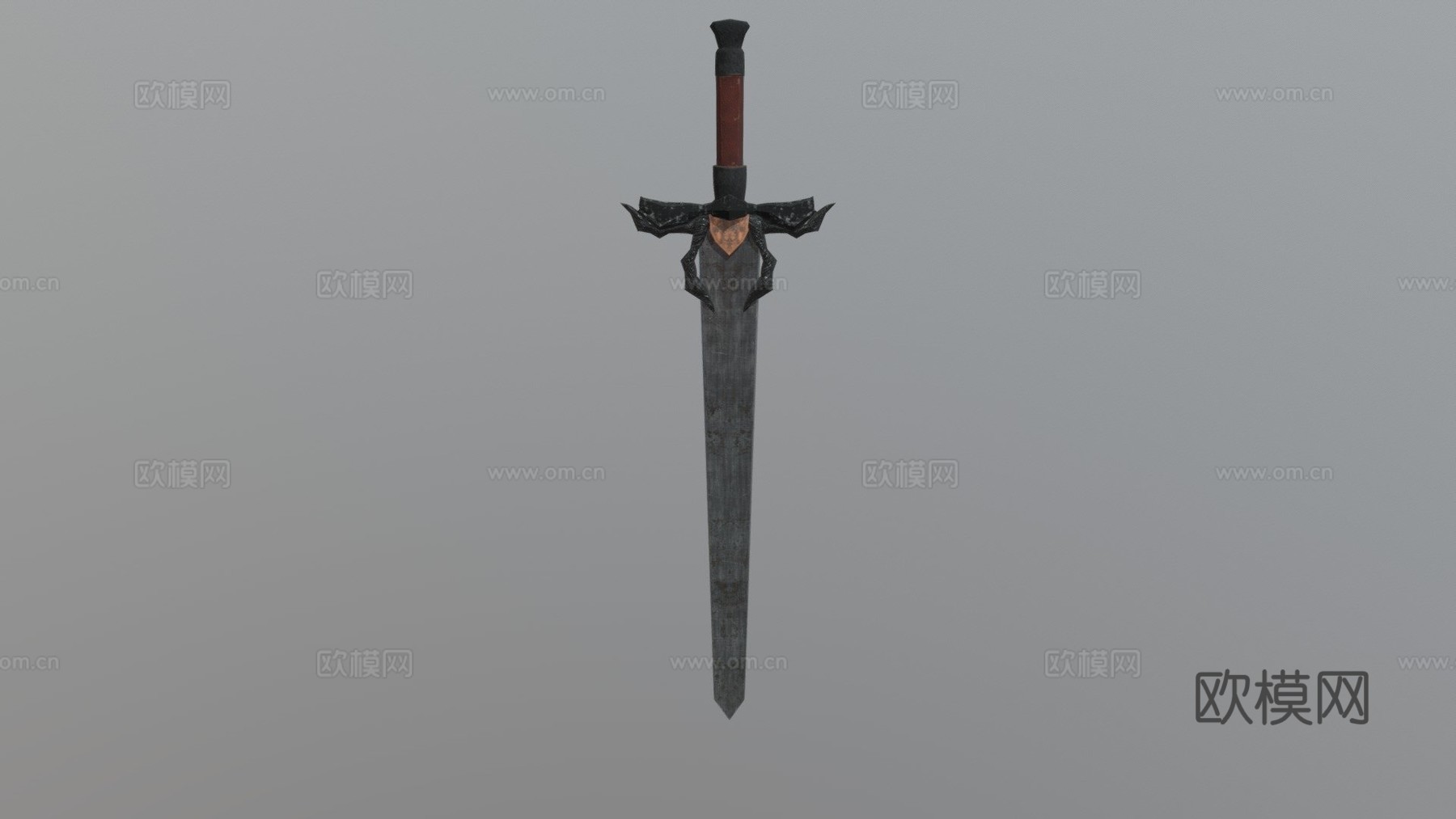 精制剑3d模型下载（渲染图1）