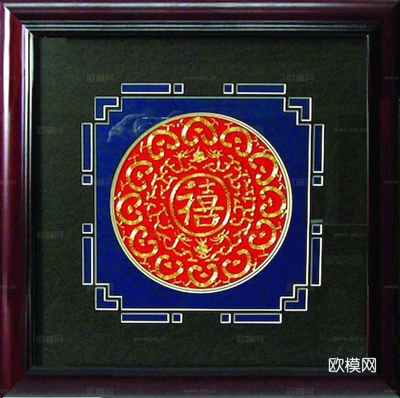 中式新中式挂画壁画字画山水花鸟背景墙壁纸装饰画抽象画油画