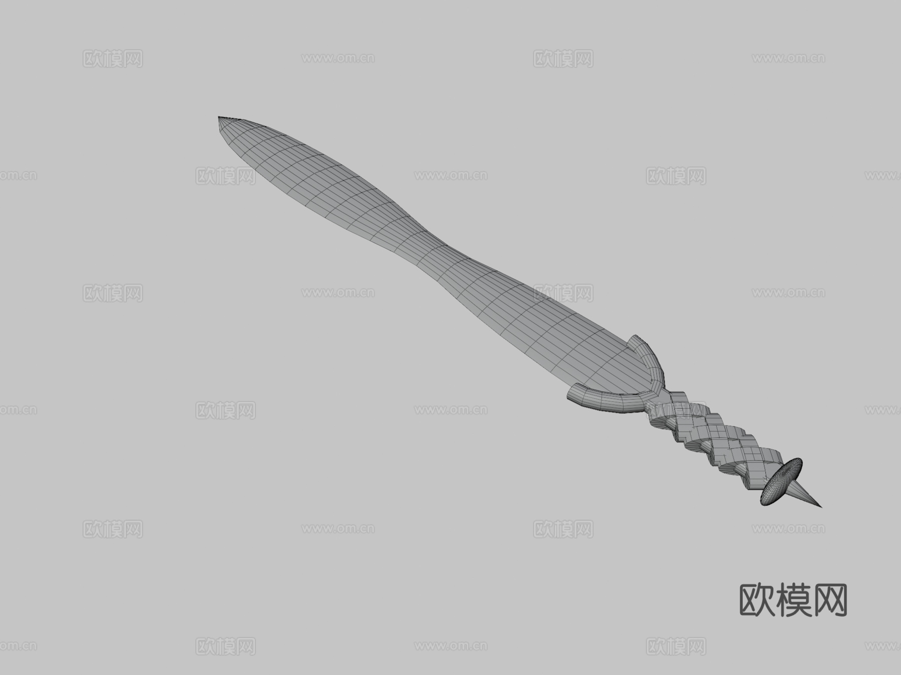 超狂狼之剑63d模型下载（渲染图3）