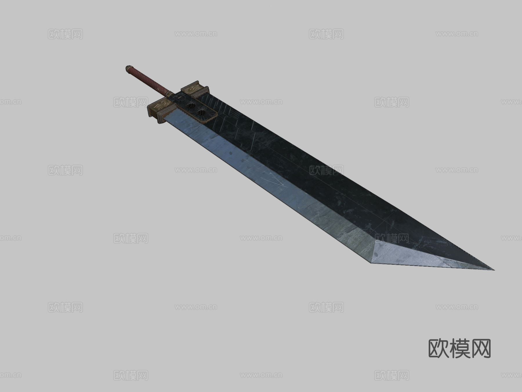 破坏剑3d模型下载（渲染图2）