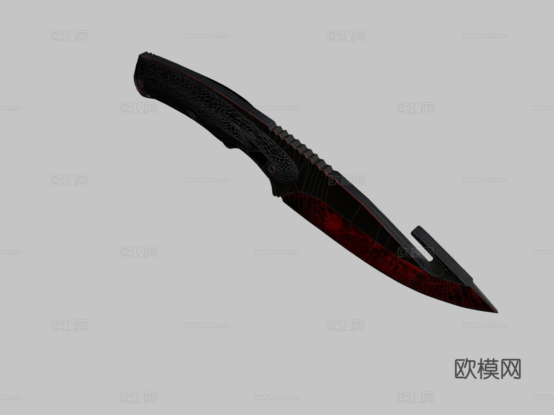 肠刀幻影3d模型下载（渲染图2）