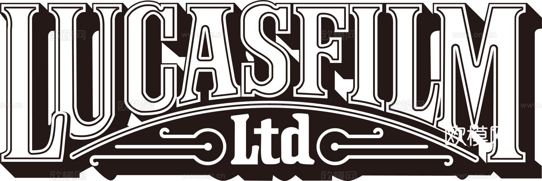 卢卡斯影业，影视电影logo