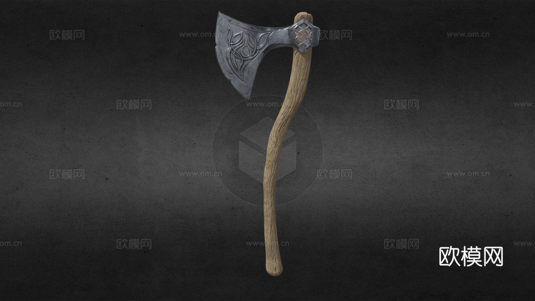 战斧3d模型下载（渲染图1）