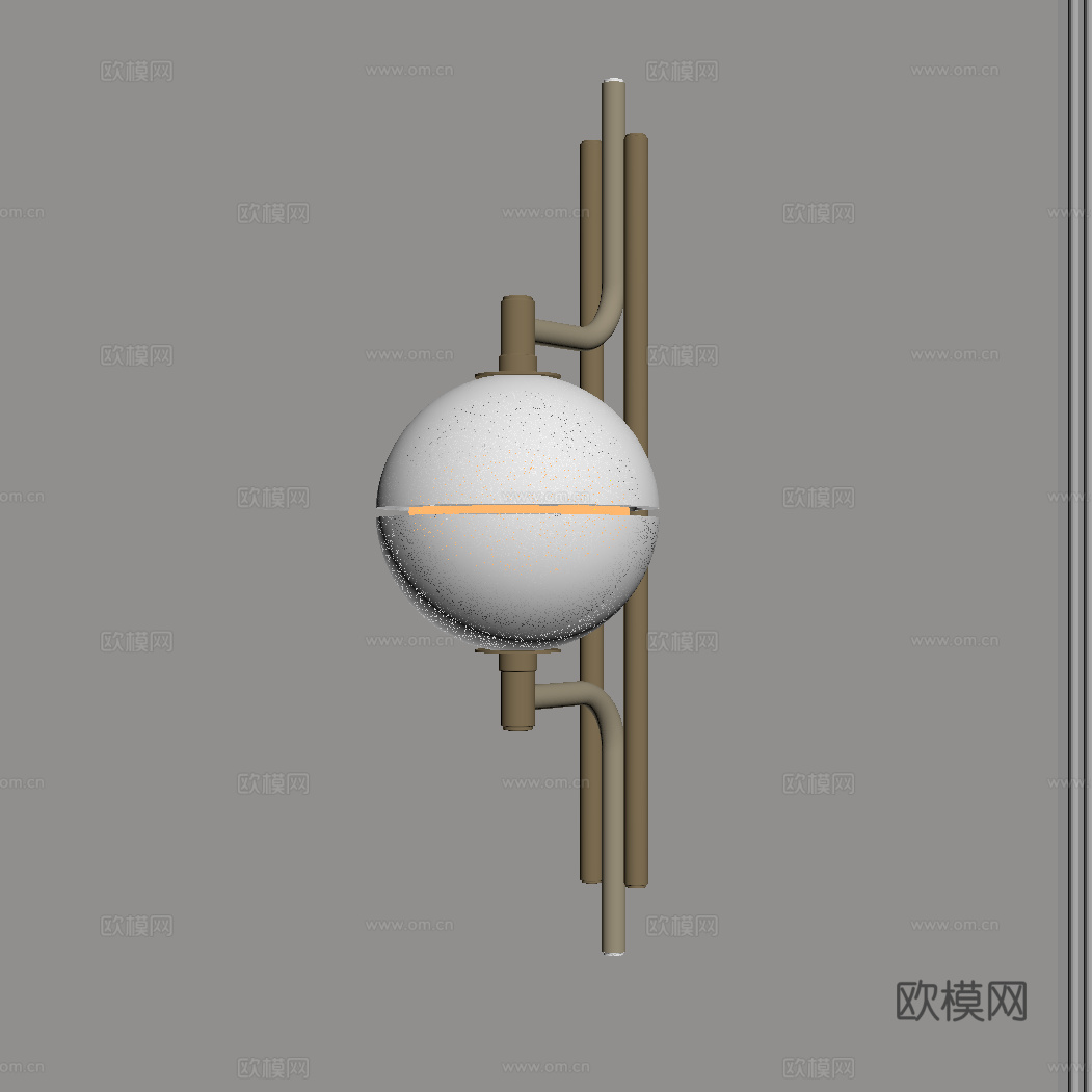现代壁灯su模型