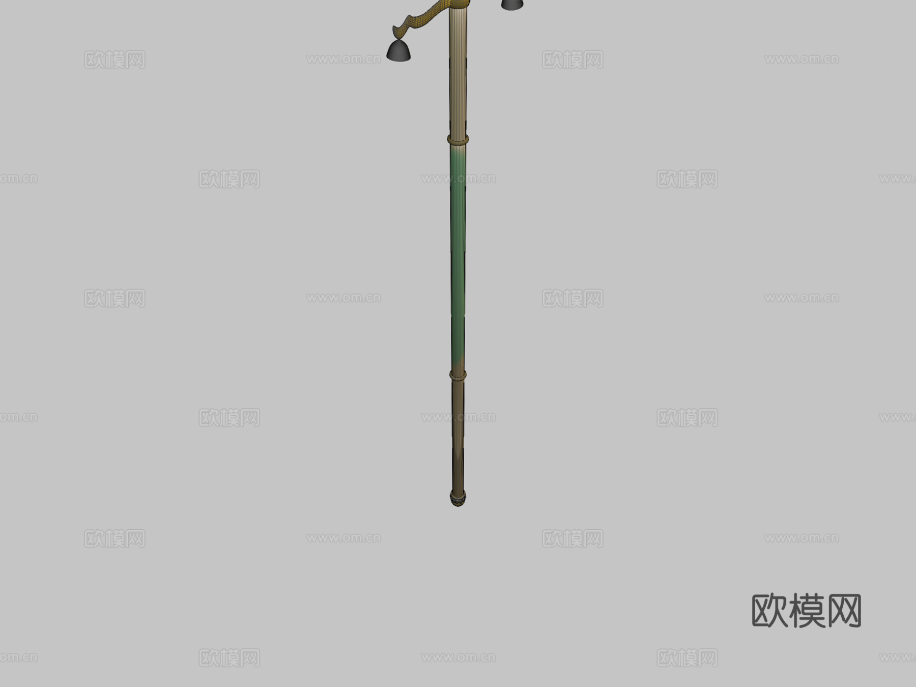 绿杖3d模型下载（渲染图2）