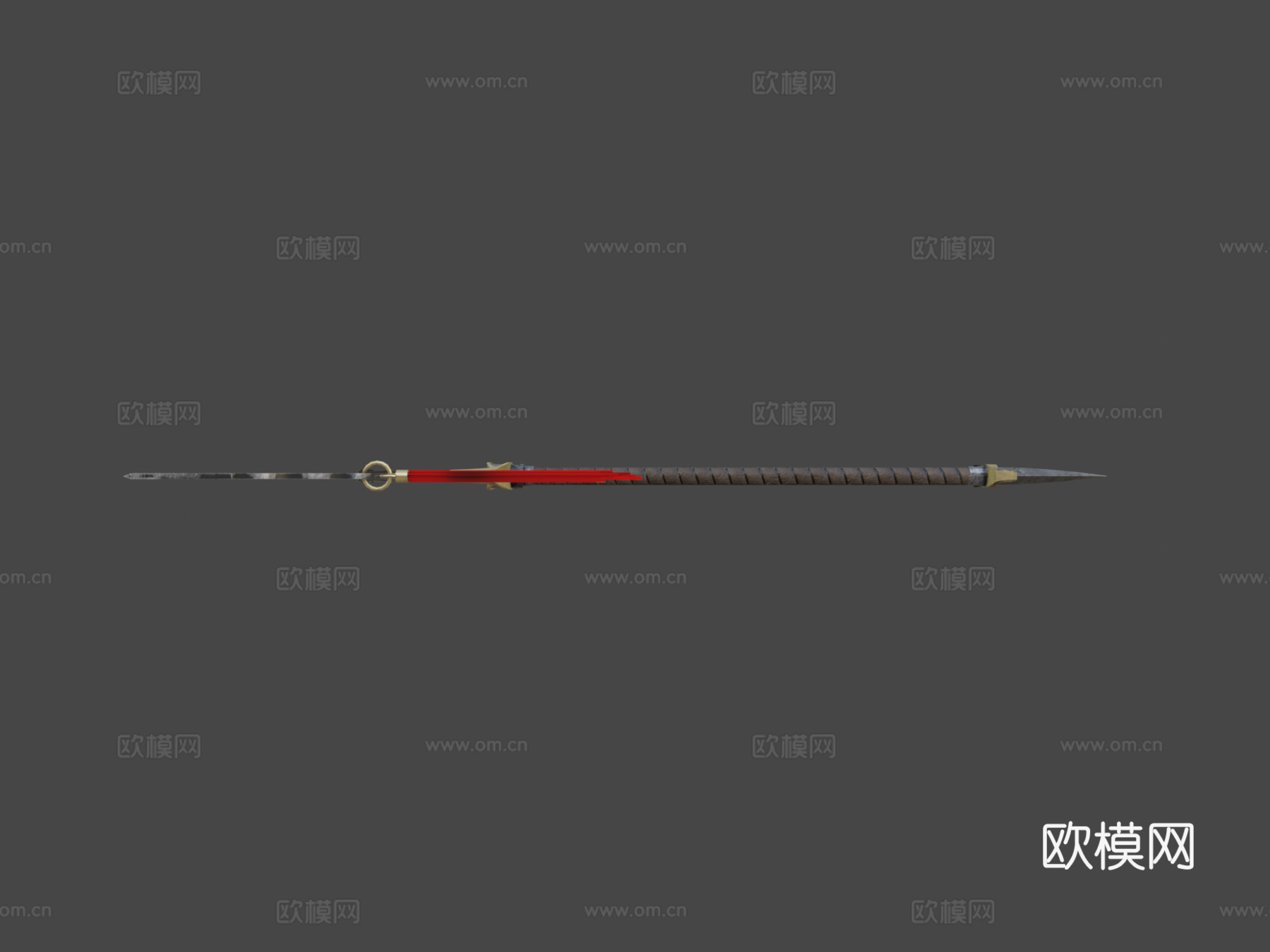 关刀2低模3d模型下载（渲染图8）