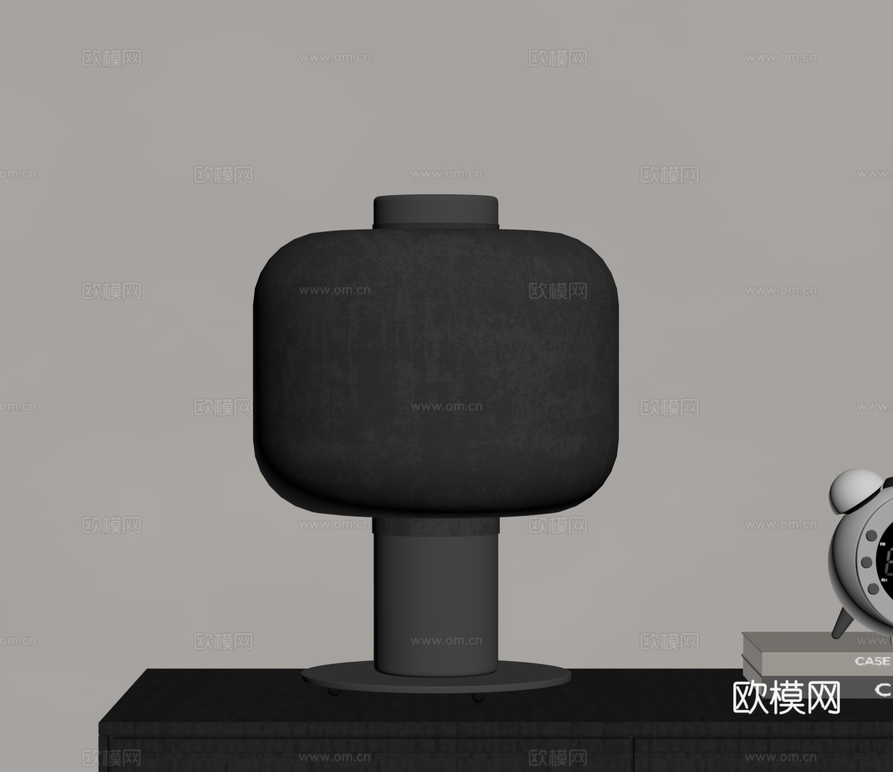 现代台灯su模型