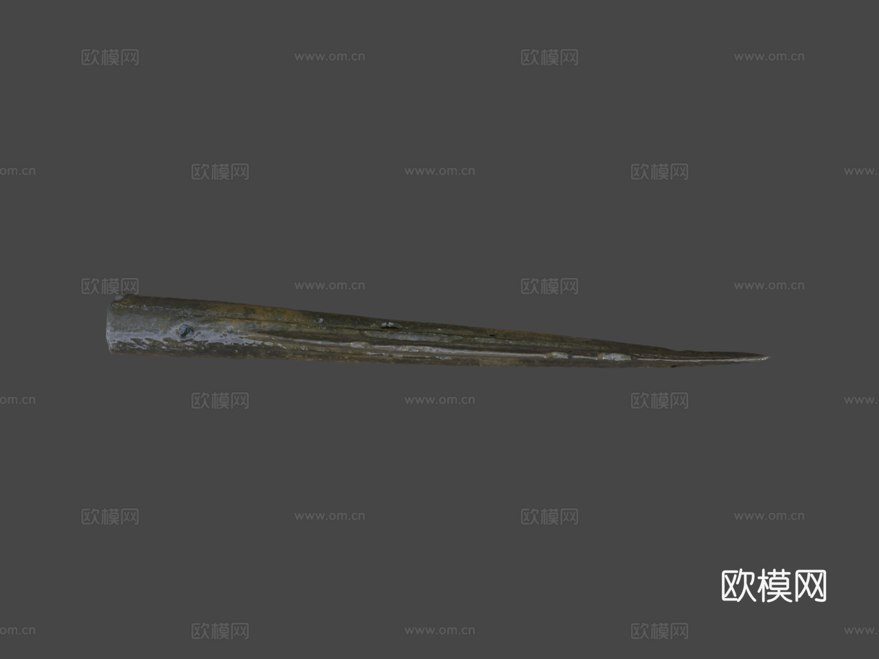 青铜时代矛头3d模型下载（渲染图7）