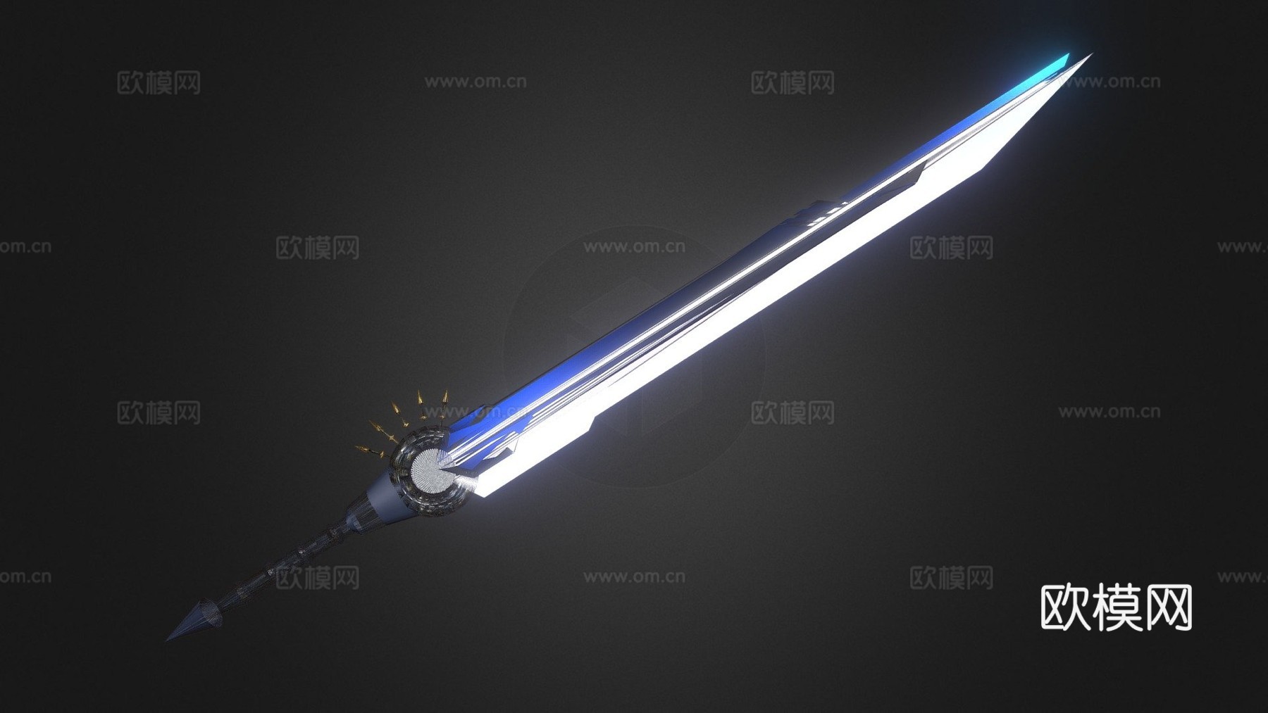光剑3d模型下载（渲染图1）