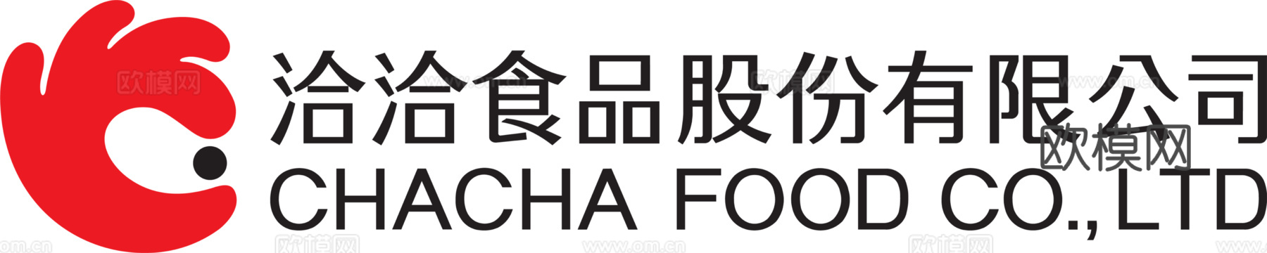 恰恰，食品零食logo