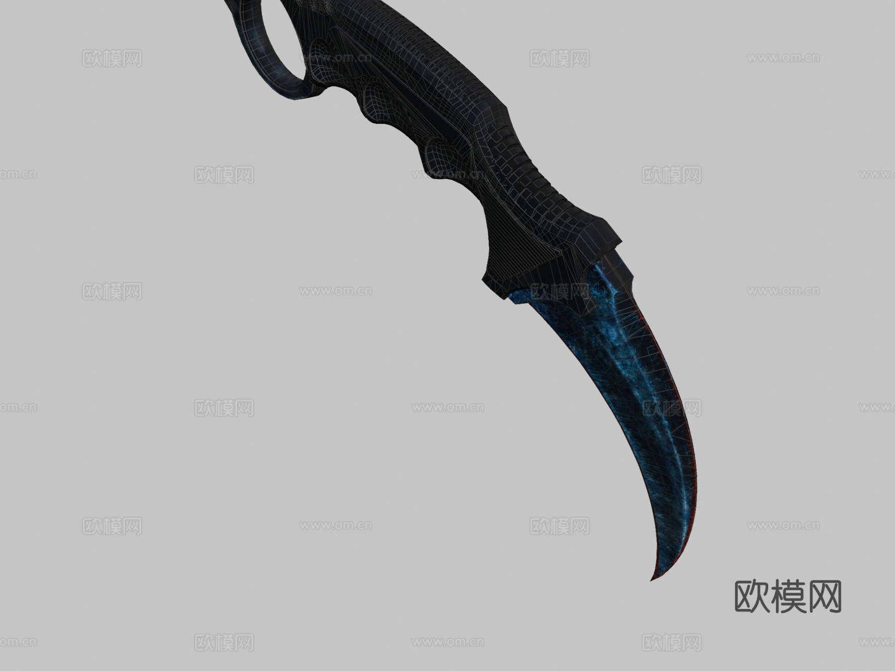爪刀熔岩流3d模型下载（渲染图2）