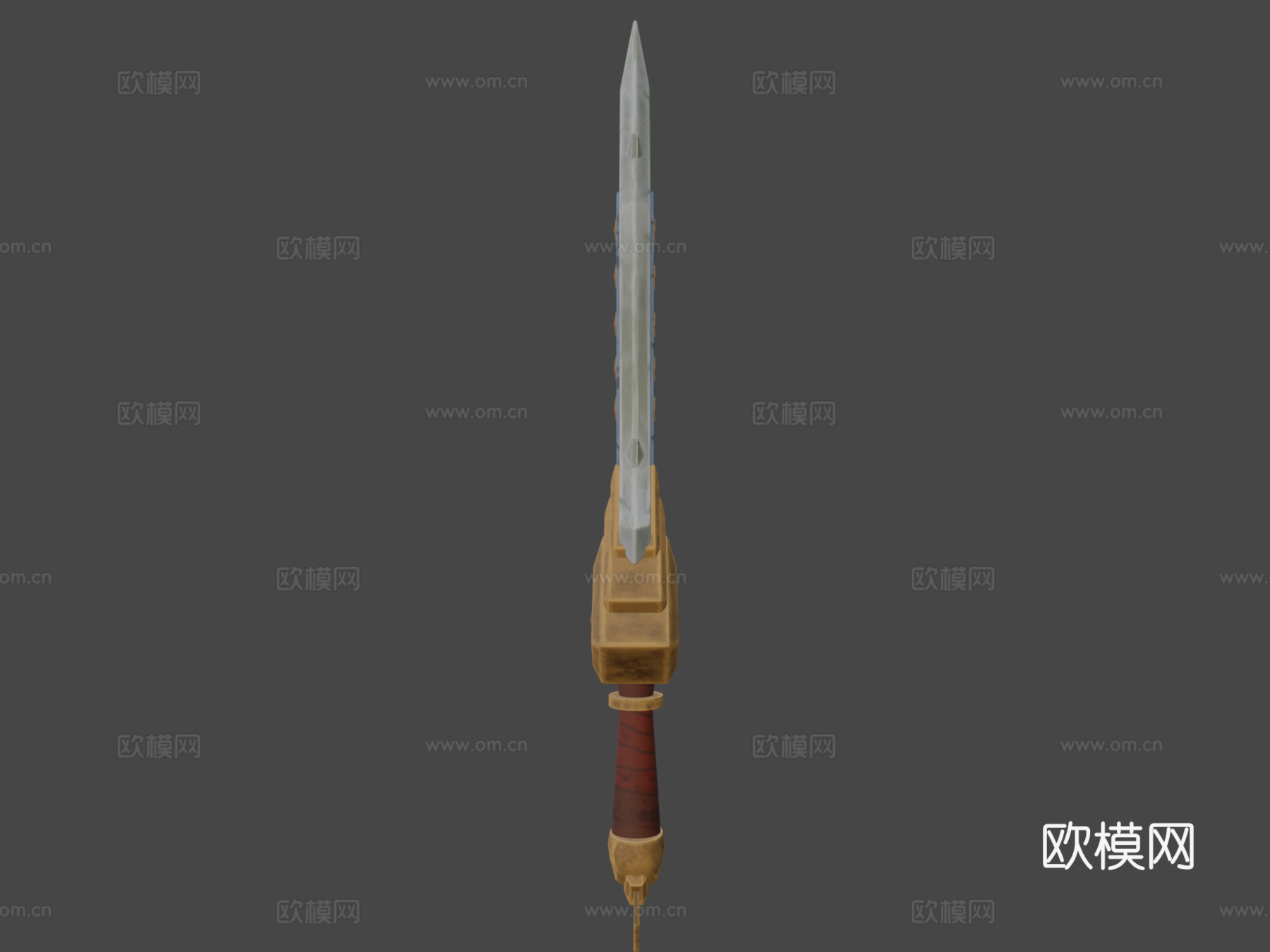 风格化剑3d模型下载（渲染图7）