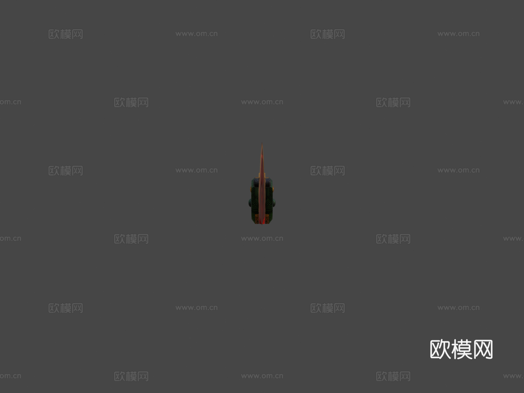 翻转刀钱蒂科3d模型下载（渲染图5）