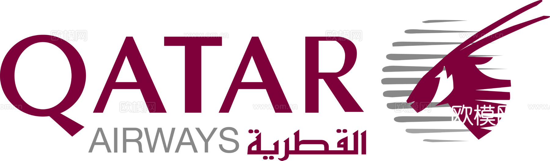 卡塔尔航空，航空航天logo