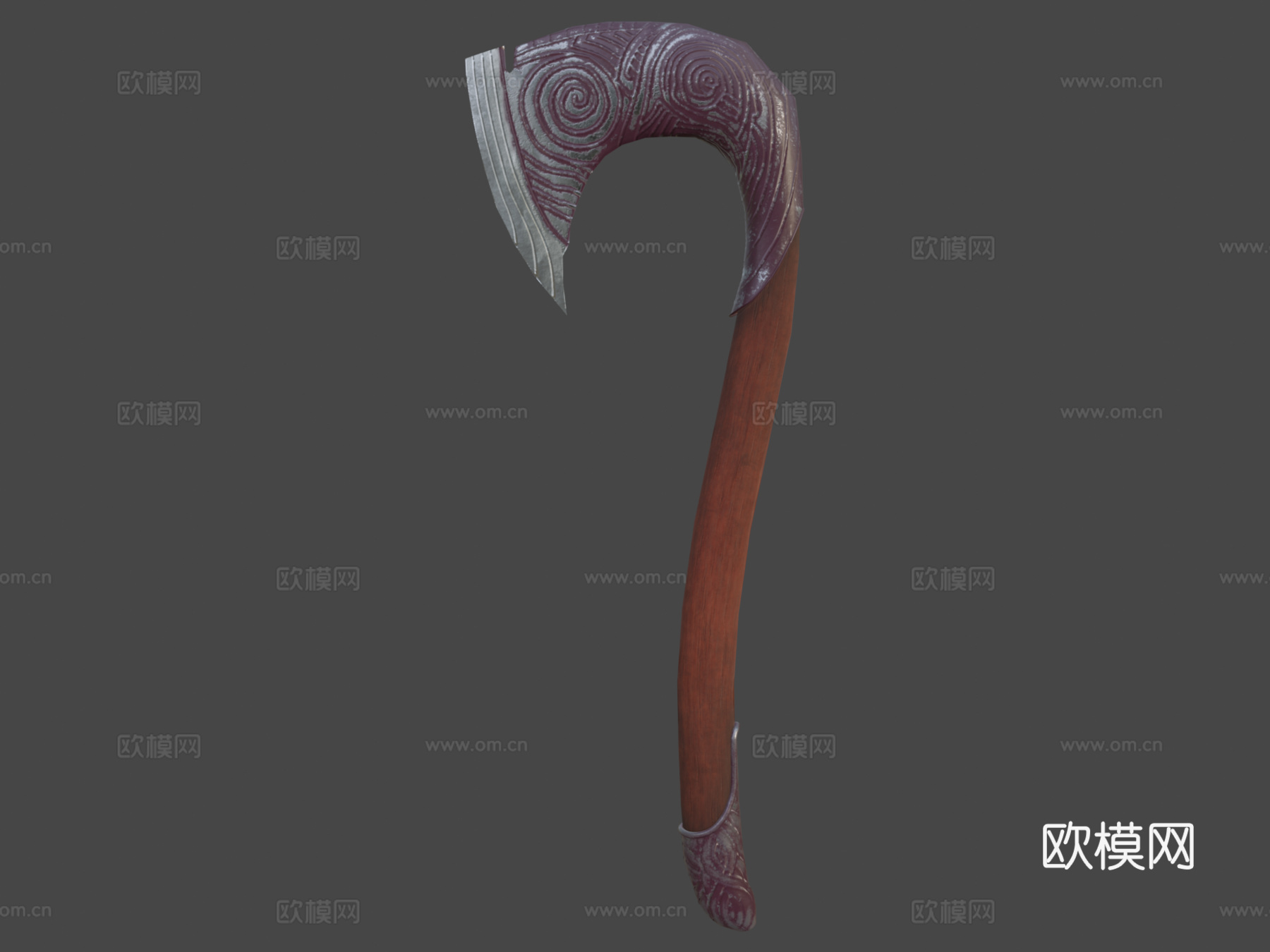 符文斧3d模型下载（渲染图5）