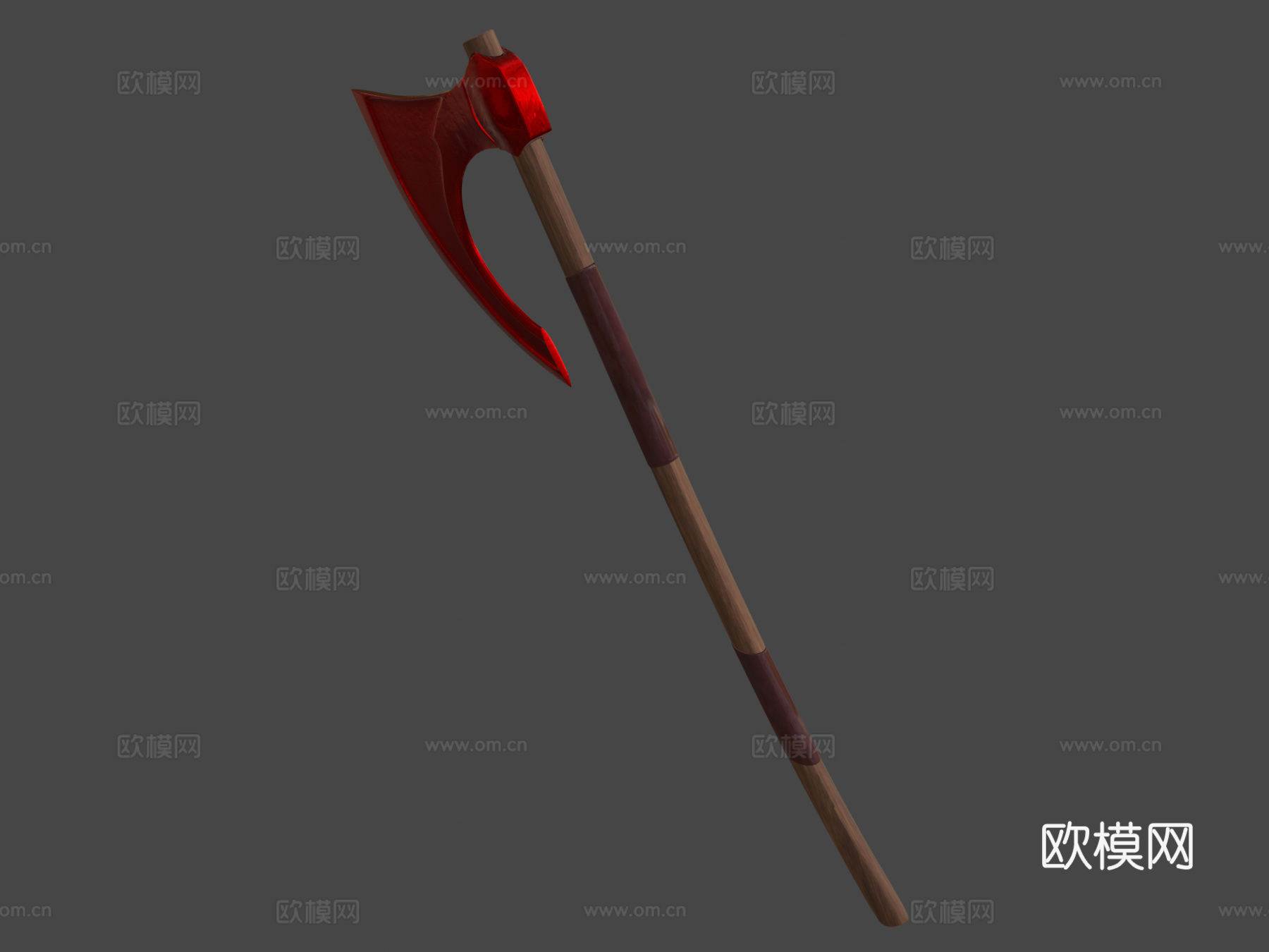 北欧战斧3d模型下载（渲染图5）