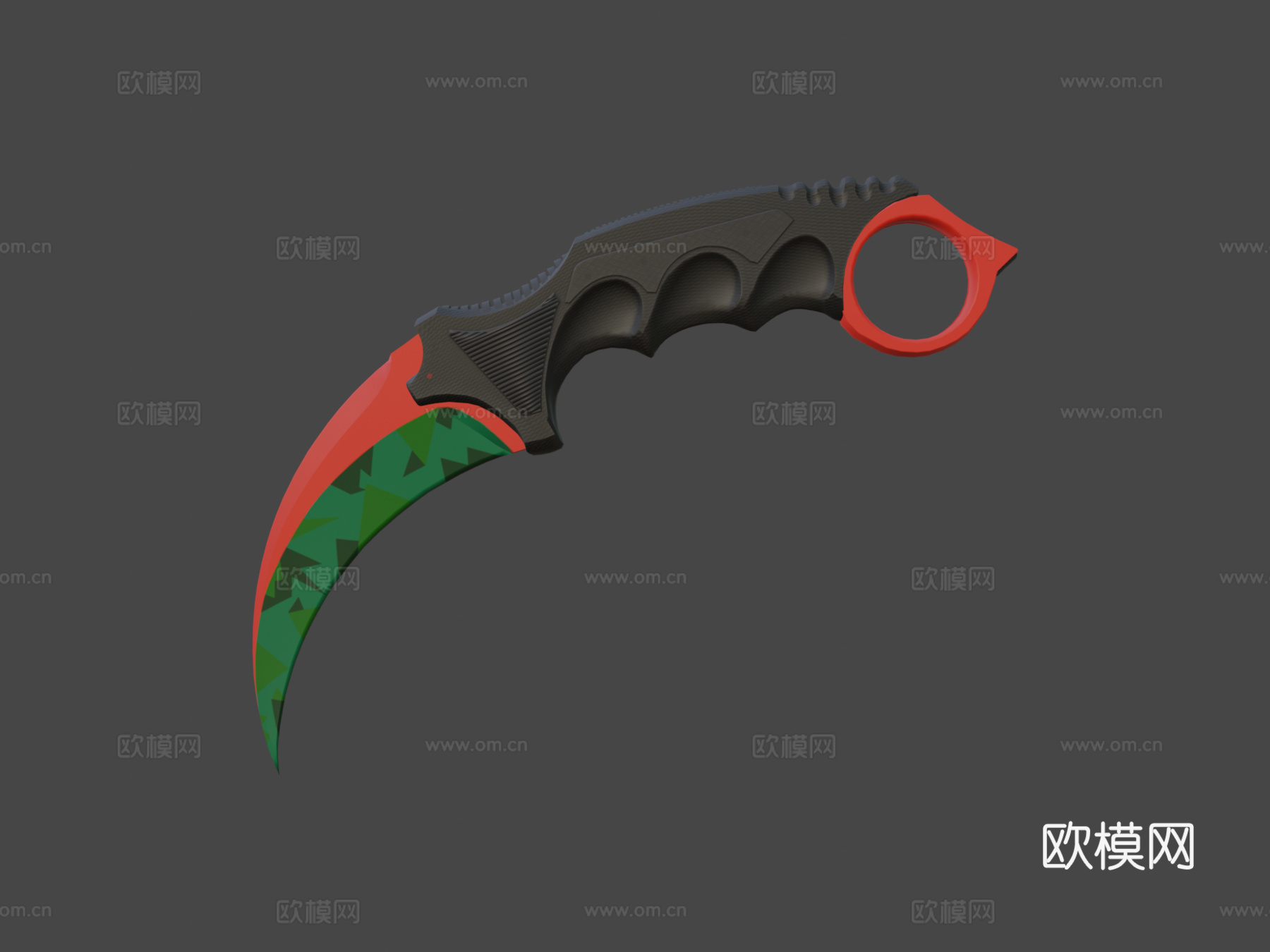 爪刀专业版3d模型下载（渲染图6）