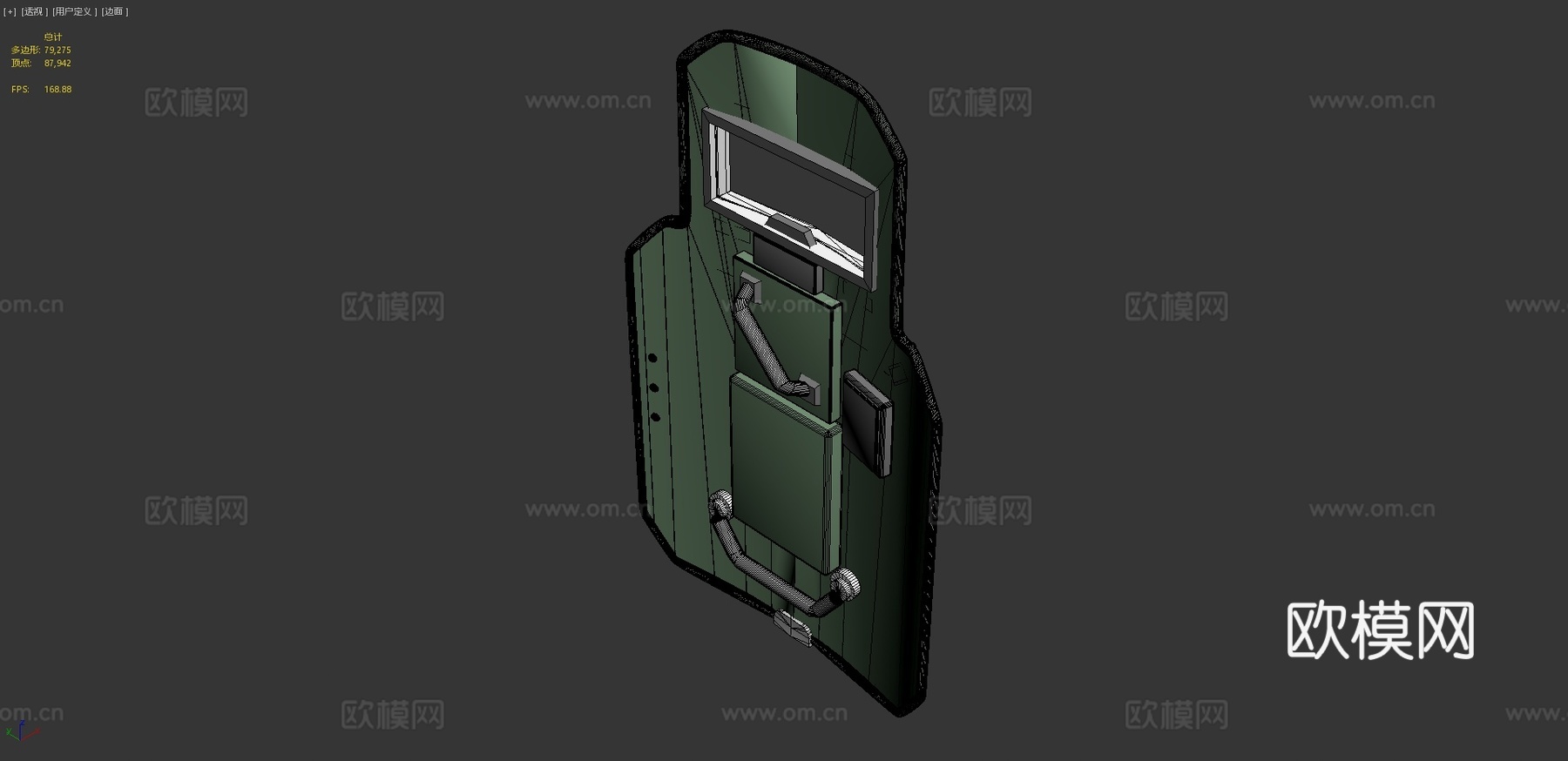 彩虹六号闪盾的盾牌3d模型下载（渲染图4）