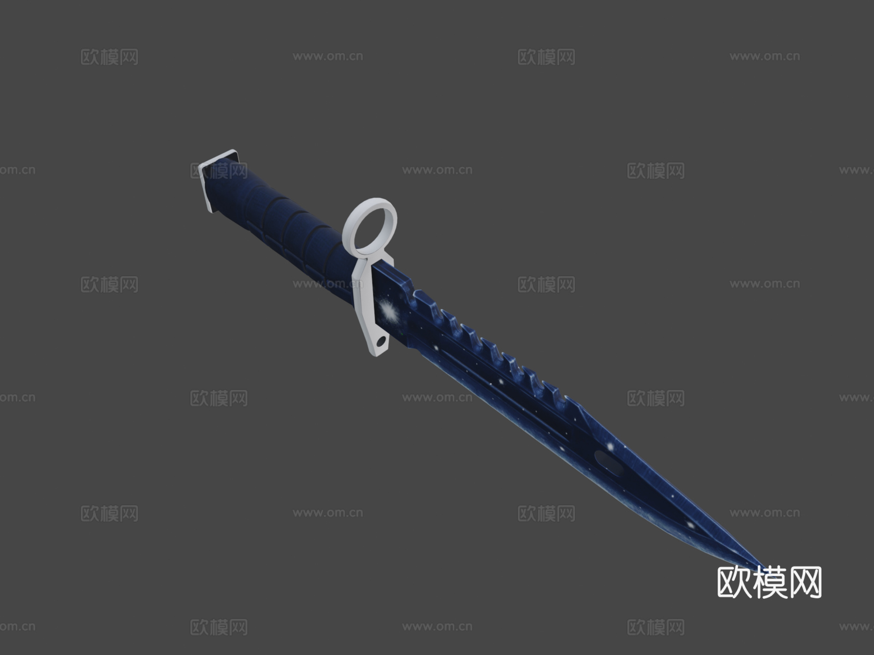 M9刺刀星辰3d模型下载（渲染图5）
