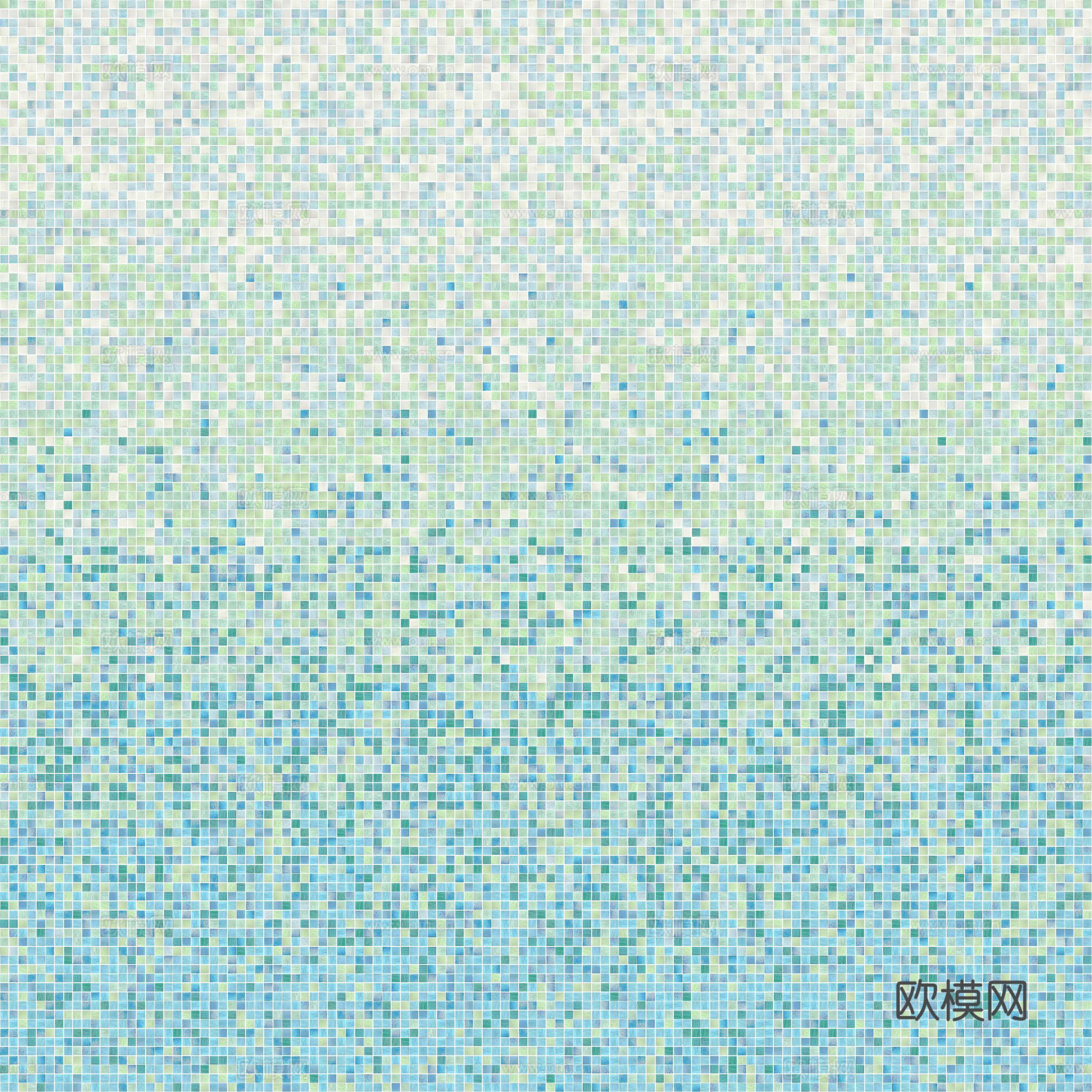 渐变马赛克泳池