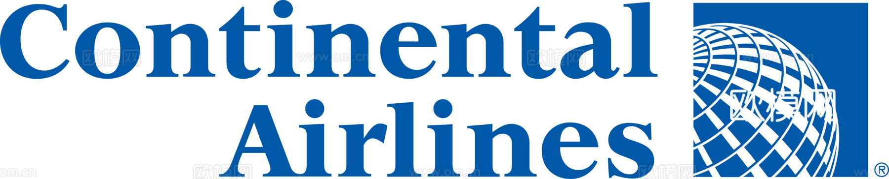 美国大陆航空公司，航空航天logo